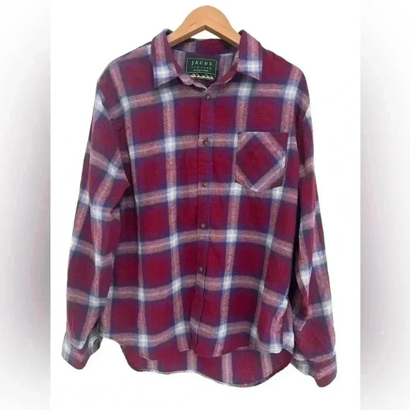 Jachs Other - Jachs New York Men’s Flannel Plaid Shirt Size Large